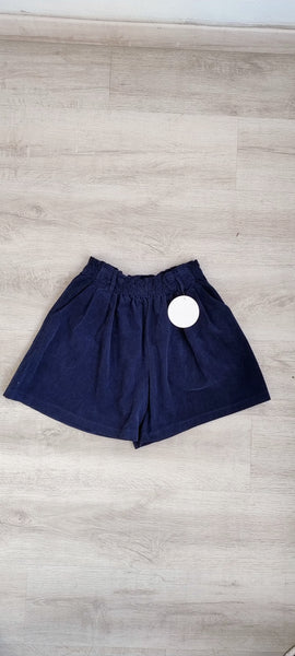 Short en velours Marine Neuf