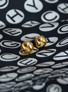 Boucles vintage dorées