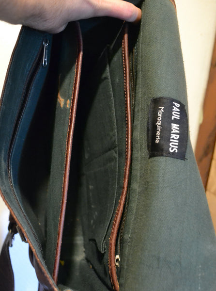 Sac Cartable Paul Marius Acajou