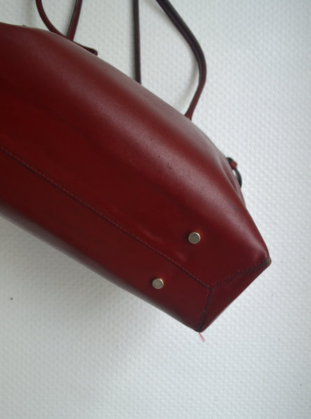 Sac cuir bordeaux Lancaster