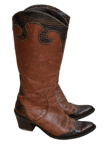Santiags en cuir T40