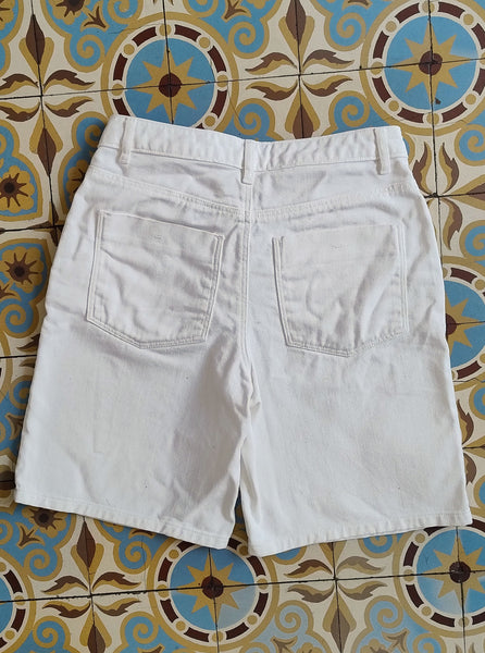 Short Bermuda Cyrillus Blanc