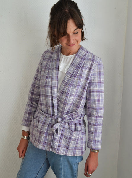 Veste Blazer Vintage Lilas