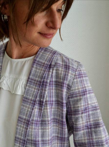 Veste Blazer Vintage Lilas