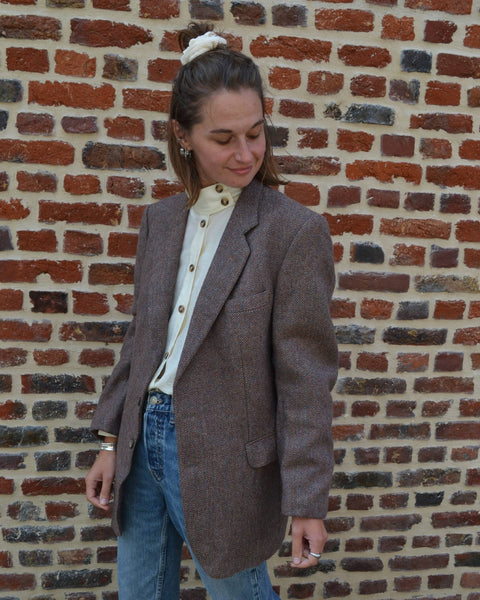 Veste Blazer en Laine Vintage