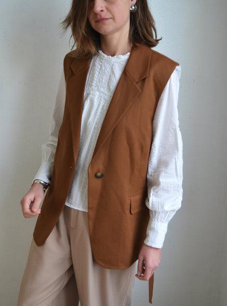 Veste Blazer sans manche Comptoir des Cotonniers