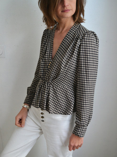 Blouse à Carreaux Jane Wood