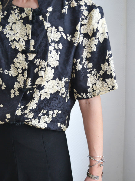 Blouse Asiatique en Soie