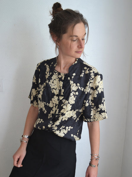Blouse Asiatique en Soie