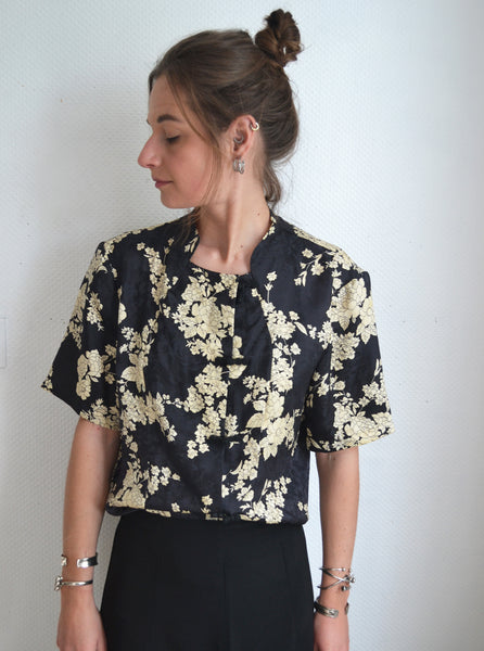 Blouse Asiatique en Soie