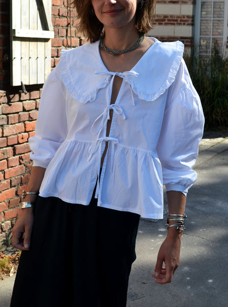 blouse Nouettes blanche Au Bonheur de Sophie