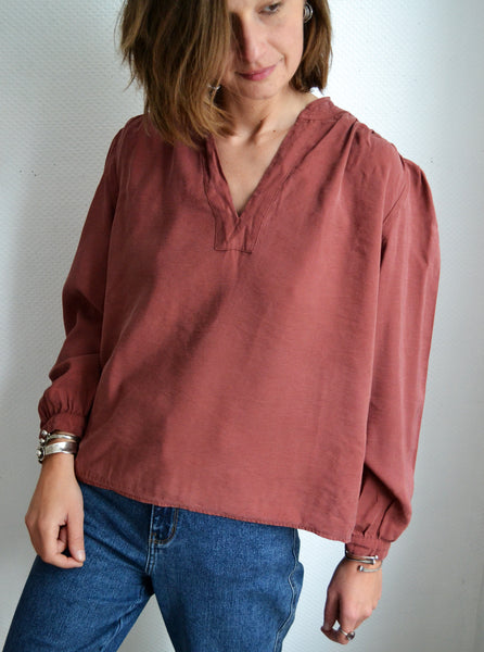 Blouse Bordeaux Monoprix