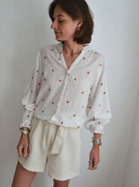 Blouse Fleurs Brodées La Petite Etoile