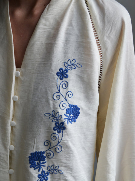 Blouse brodée Lajoly