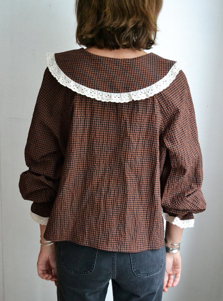 Blouse Carreaux Col XL