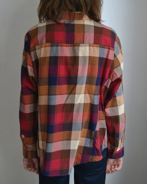 Blouse carreaux Multicolore