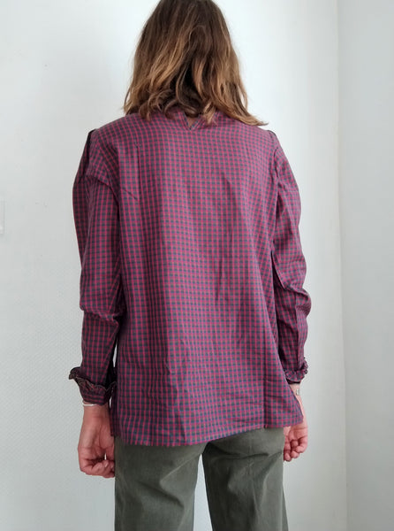 Blouse Carreaux Vintage