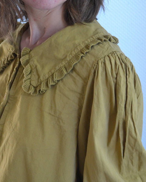 Blouse Curry col XL