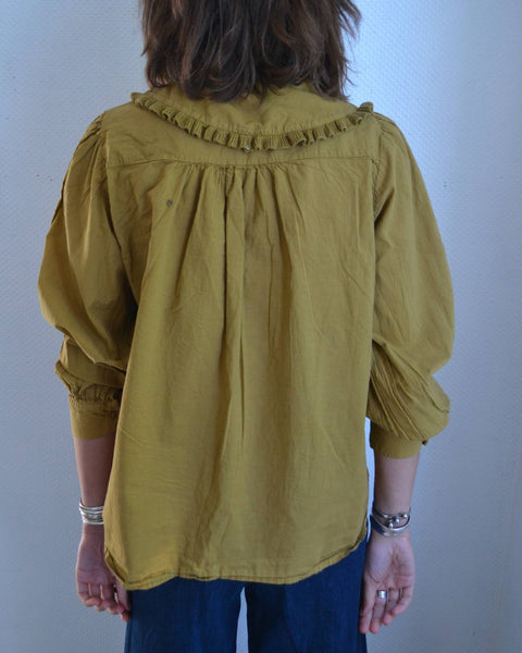 Blouse Curry col XL