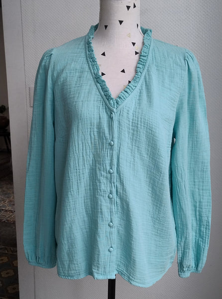 Blouse Cyan