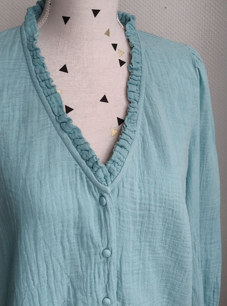Blouse Cyan