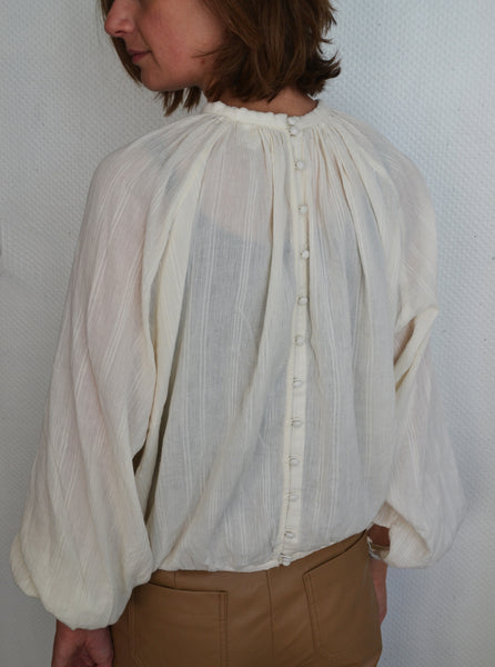 Blouse Dos Boutonné