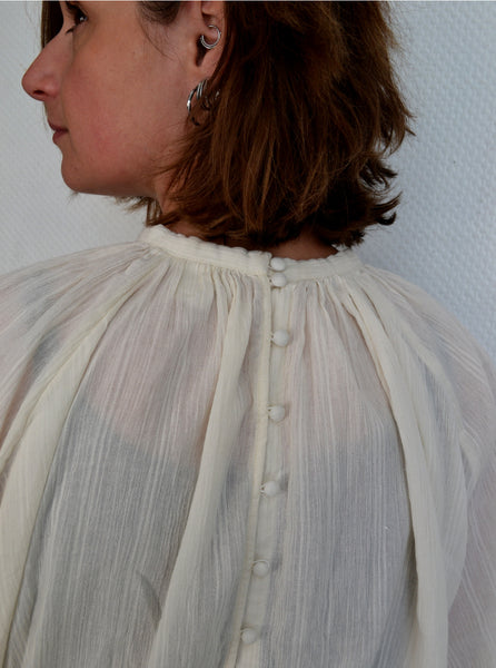 Blouse Dos Boutonné