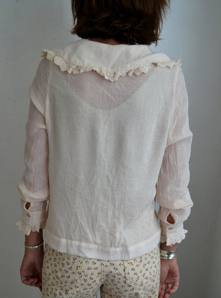Blouse Col XL écrue
