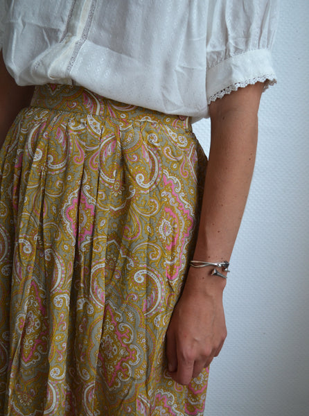 Jupe en soie Vintage
