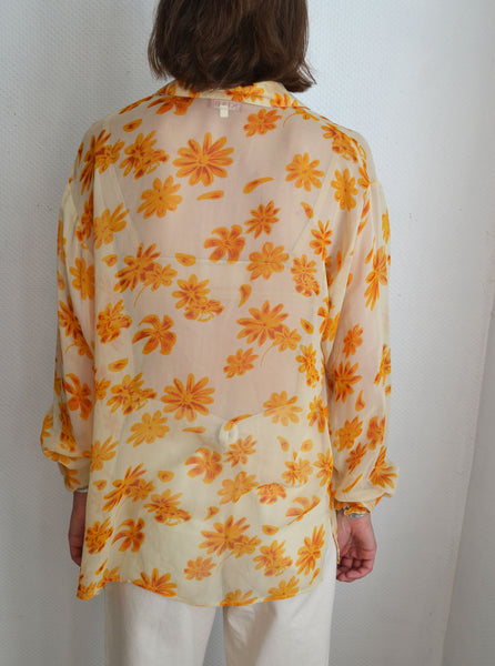 Blouse en Soie Fleurie