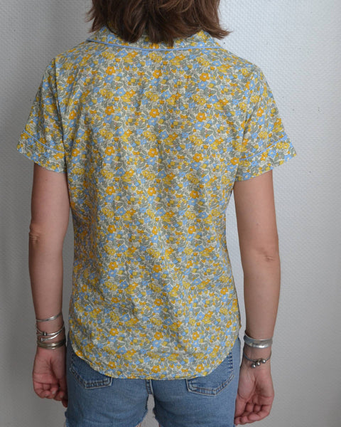 Blouse Fleurie Vintage
