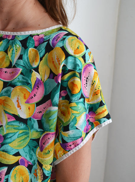 Blouse Vintage fruit de la passion