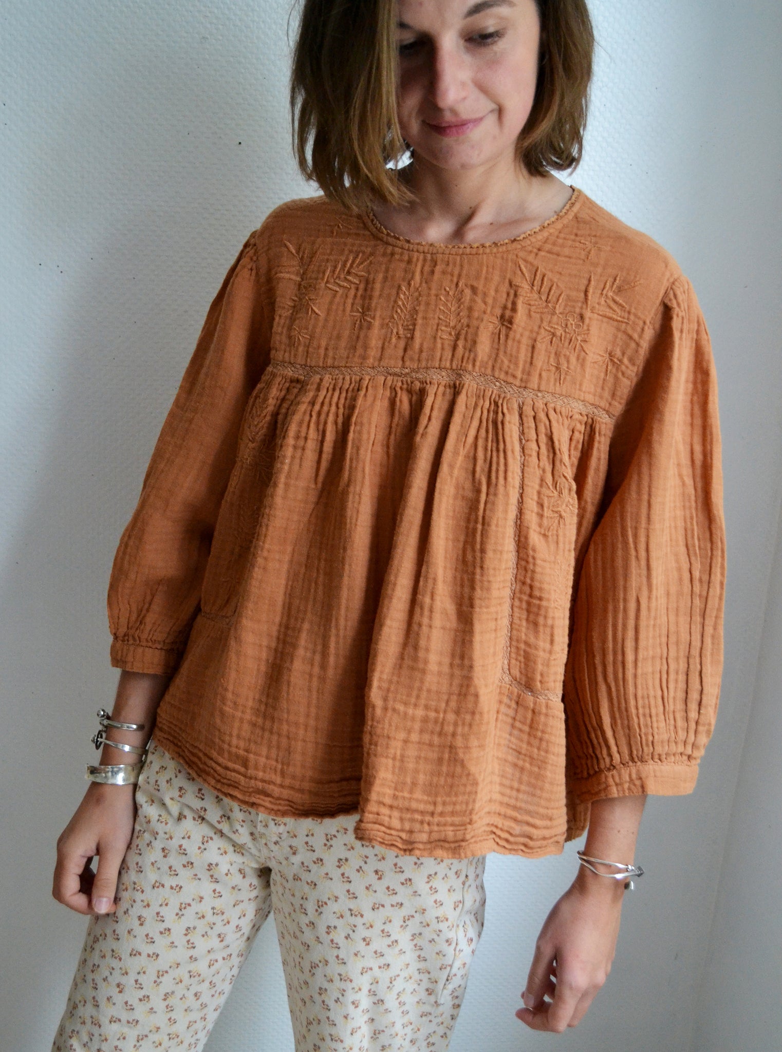 Blouse Gaze de Coton Argil