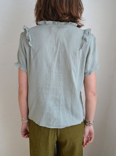 Blouse Gaze de Coton Jade