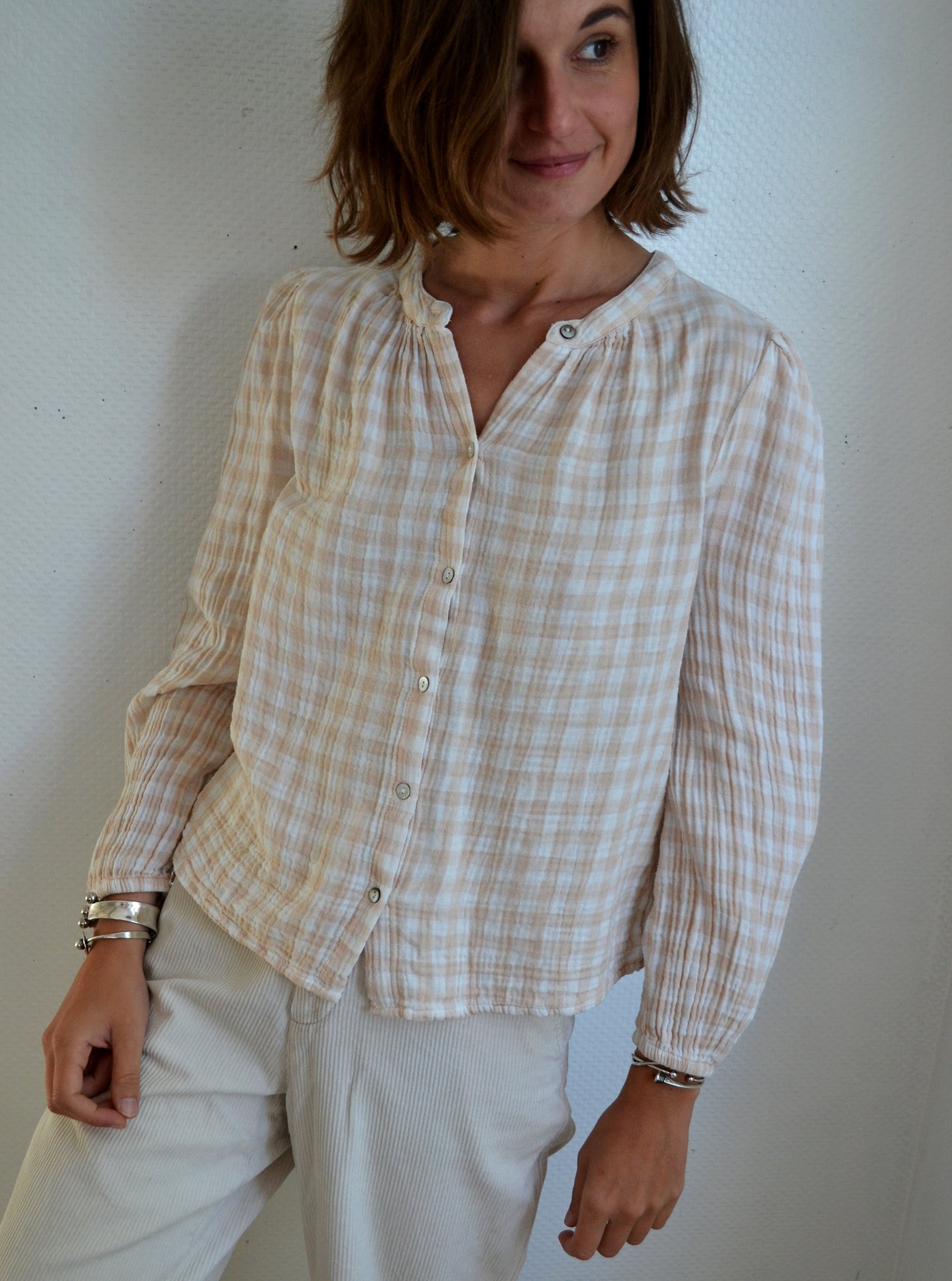 Blouse Vichy Gaze de Coton