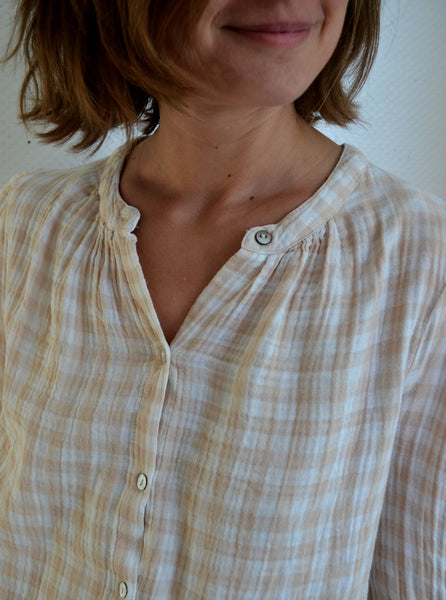 Blouse Vichy Gaze de Coton