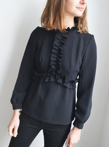 Blouse Noire Sandro