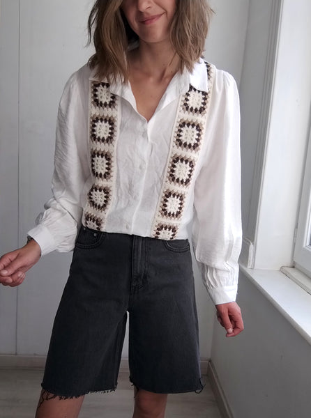 Blouse Patchwork Crochet