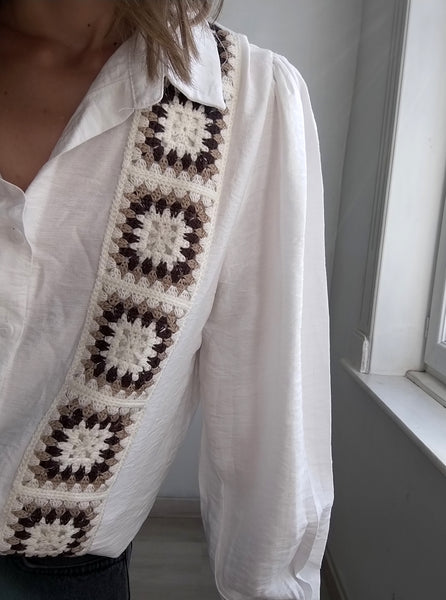Blouse Patchwork Crochet