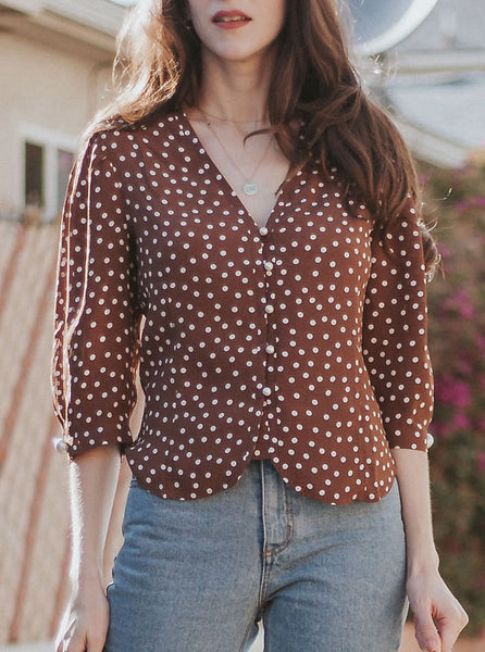 Blouse Rouje Polka Dots