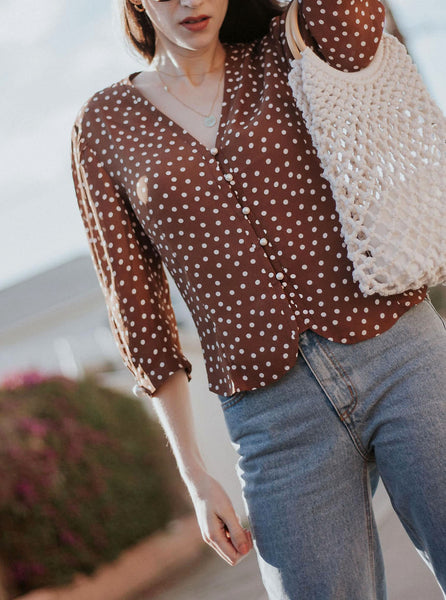Blouse Rouje Polka Dots