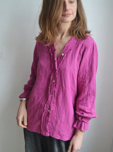 Blouse Gaze de Coton Purple