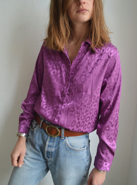 Blouse Purple Léo