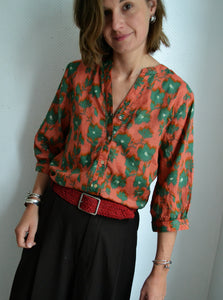 Blouse Red Boho