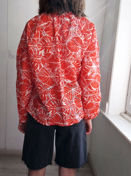 Chemise Red Broderies