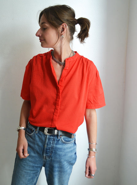 Blouse Coton Bio Red