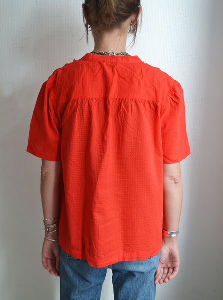 Blouse Coton Bio Red