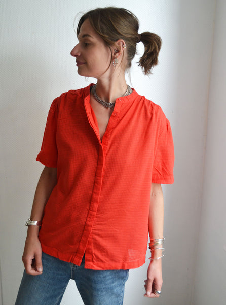 Blouse Coton Bio Red