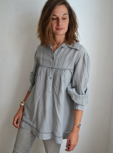 Blouse Soie Grise
