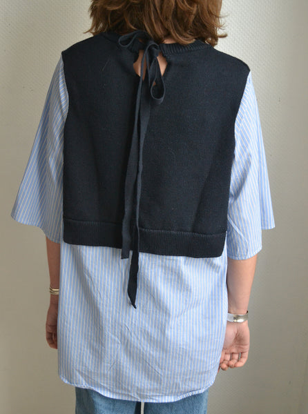 Blouse Superposée Rayée